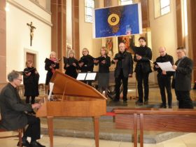 Musikakzent Schola Baden-Baden Oos und Siegfried Engl am Cembalo 07.04.2019